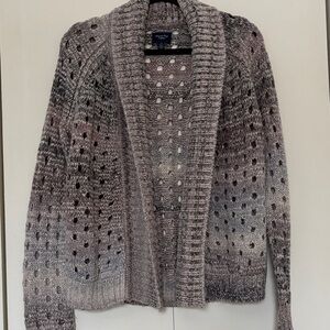 American Eagle Outfitters Multicolor Open-Knit Cardigan